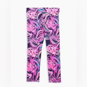 Lilly Pulitzer Maia leggings girls XL 12-14 in High Tide Navy!